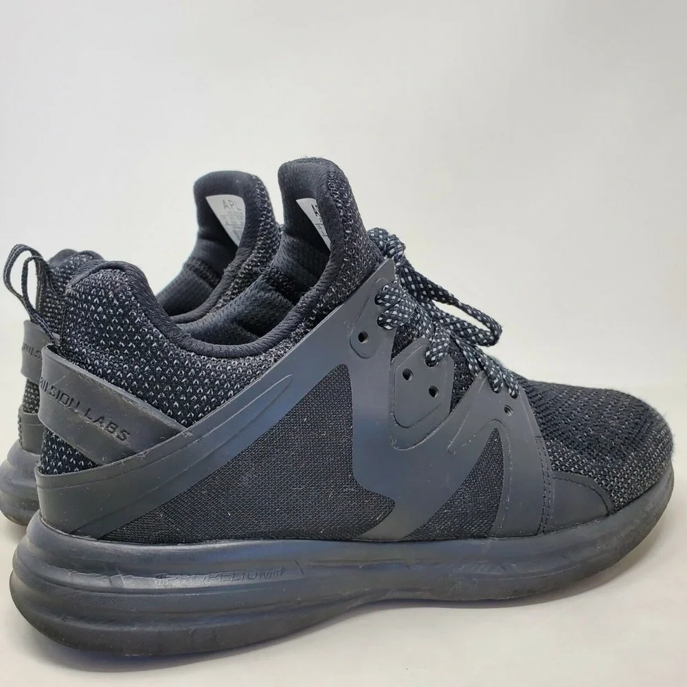 Lululemon APL Reflective Ascend Shoes Black Womens Size 8